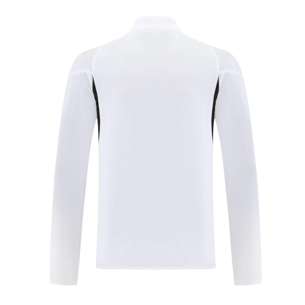 Liverpool 25/26 Men's White Long Zip Windbreaker