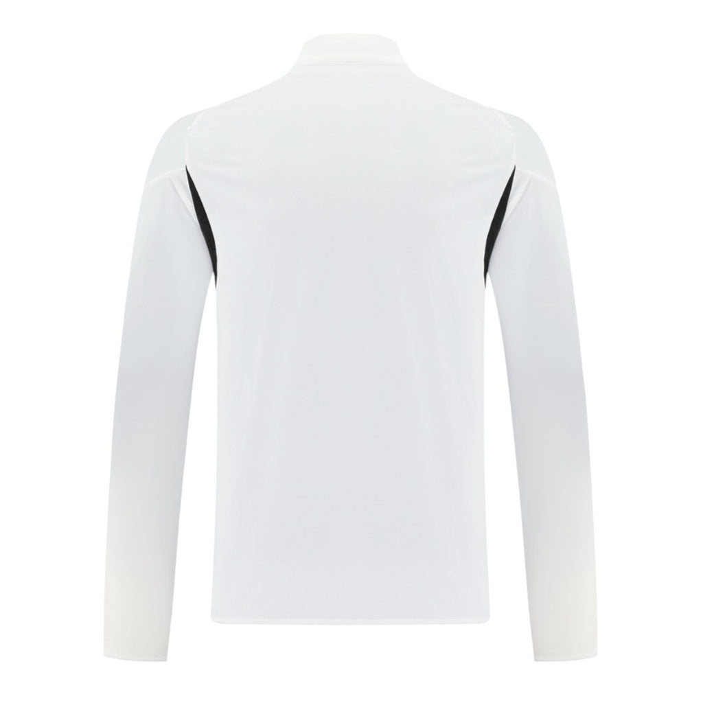 Manchester United 25/26 Men's White Long Zip Windbreaker