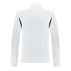 Manchester United 25/26 Men's White Long Zip Windbreaker
