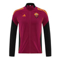 AS Roma 25/26 Men's Red Long Zip Windbreaker