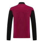 AS Roma 25/26 Men's Red Long Zip Windbreaker