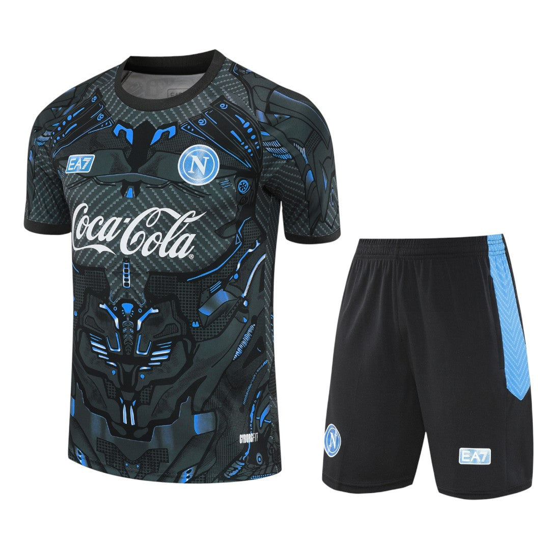 SSC Napoli 25/26 Men's Black Training Shirt