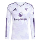B.FERNANDES #8 Manchester United 25/26 Men's Away Long Sleeve Shirt - PL Font