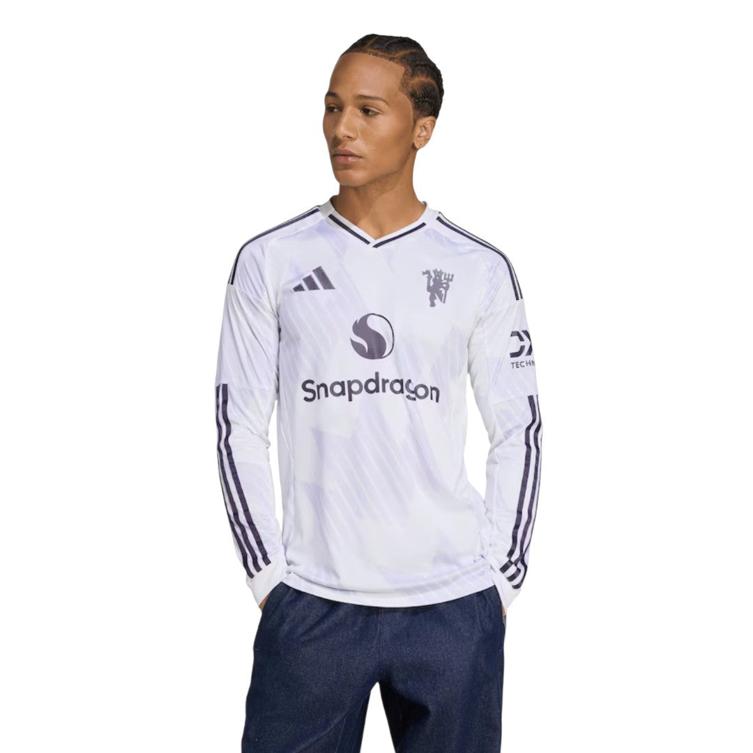 B.FERNANDES #8 Manchester United 25/26 Men's Away Long Sleeve Shirt - PL Font