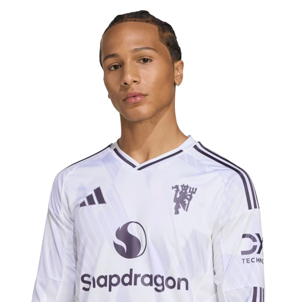 B.FERNANDES #8 Manchester United 25/26 Men's Away Long Sleeve Shirt - PL Font