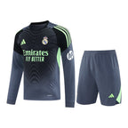 Real Madrid 25/26 Men's Gray Goalkeeper Long Sleeve Shirt