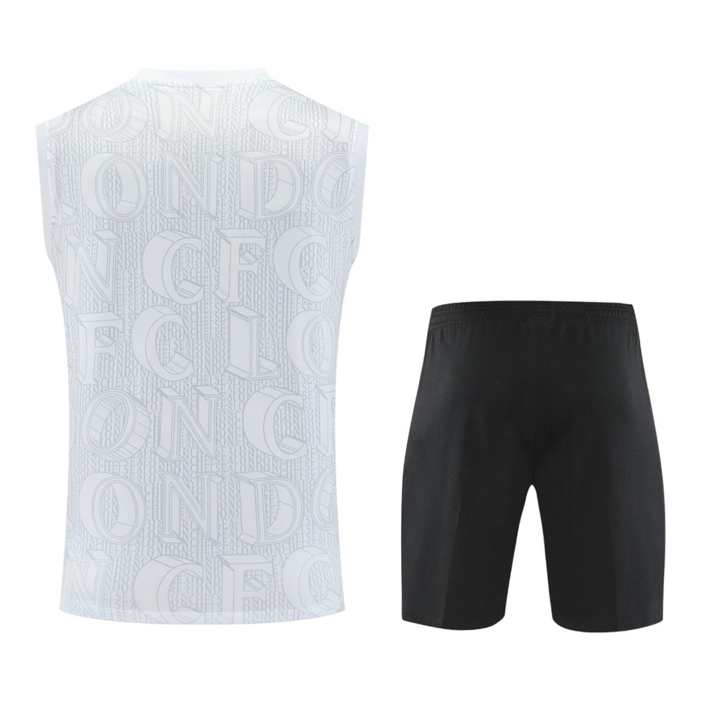 Chelsea 25/26 Men's White Pre-Match Tank Top