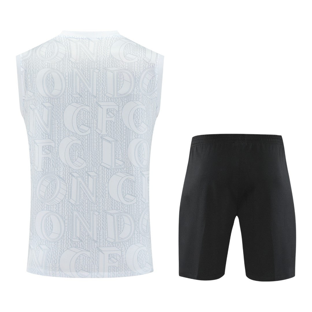 Chelsea 25/26 Men's White Pre-Match Tank Top