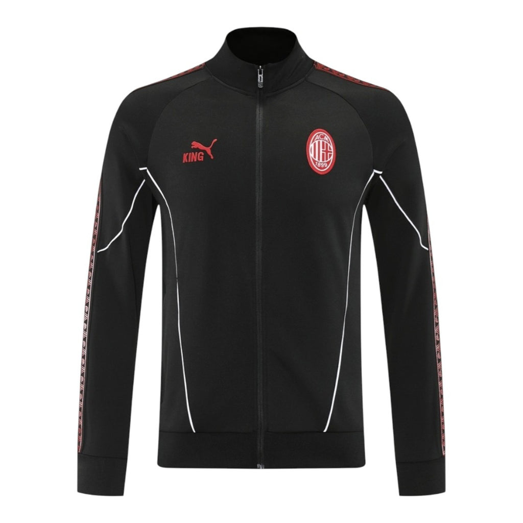 AC Milan 25/26 Men's Black Long Zip Jacket