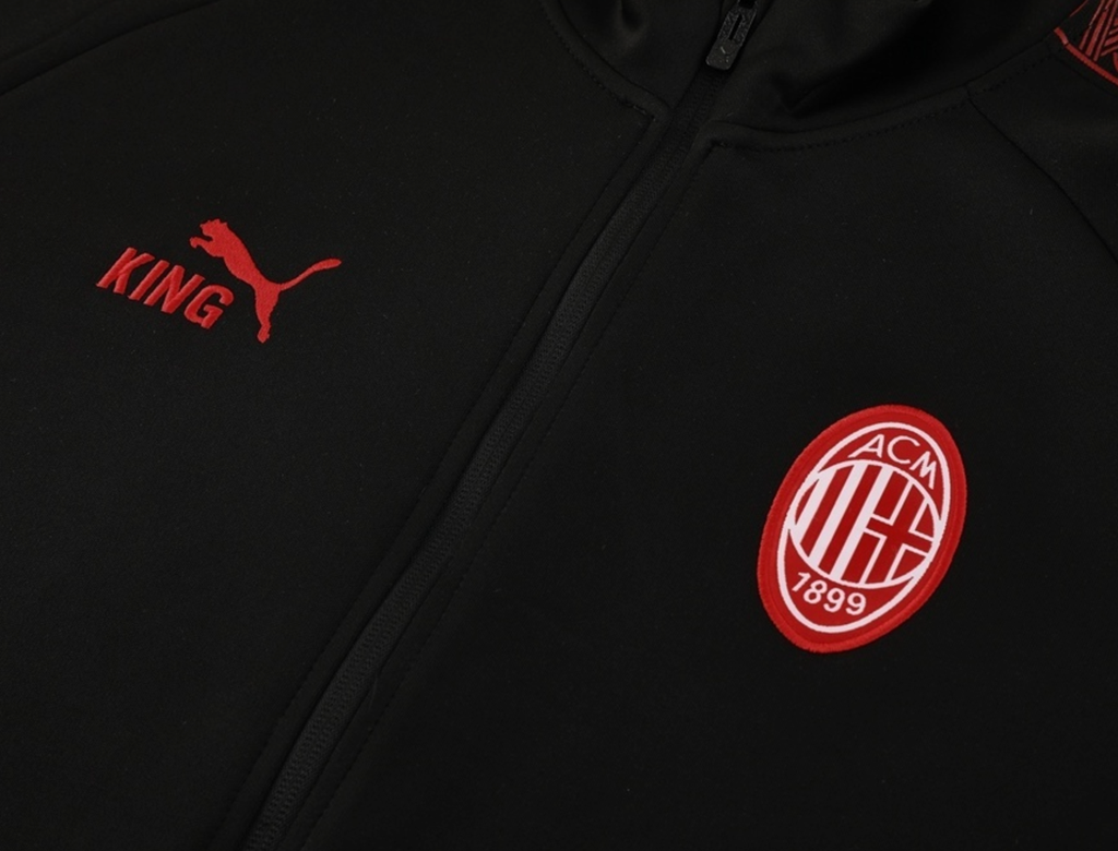 AC Milan 25/26 Men's Black Long Zip Jacket