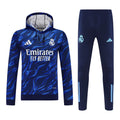 Real Madrid 25/26 Men's Blue Pre-Match Hoodie Tracksuit