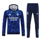 Real Madrid 25/26 Men's Blue Pre-Match Hoodie Tracksuit