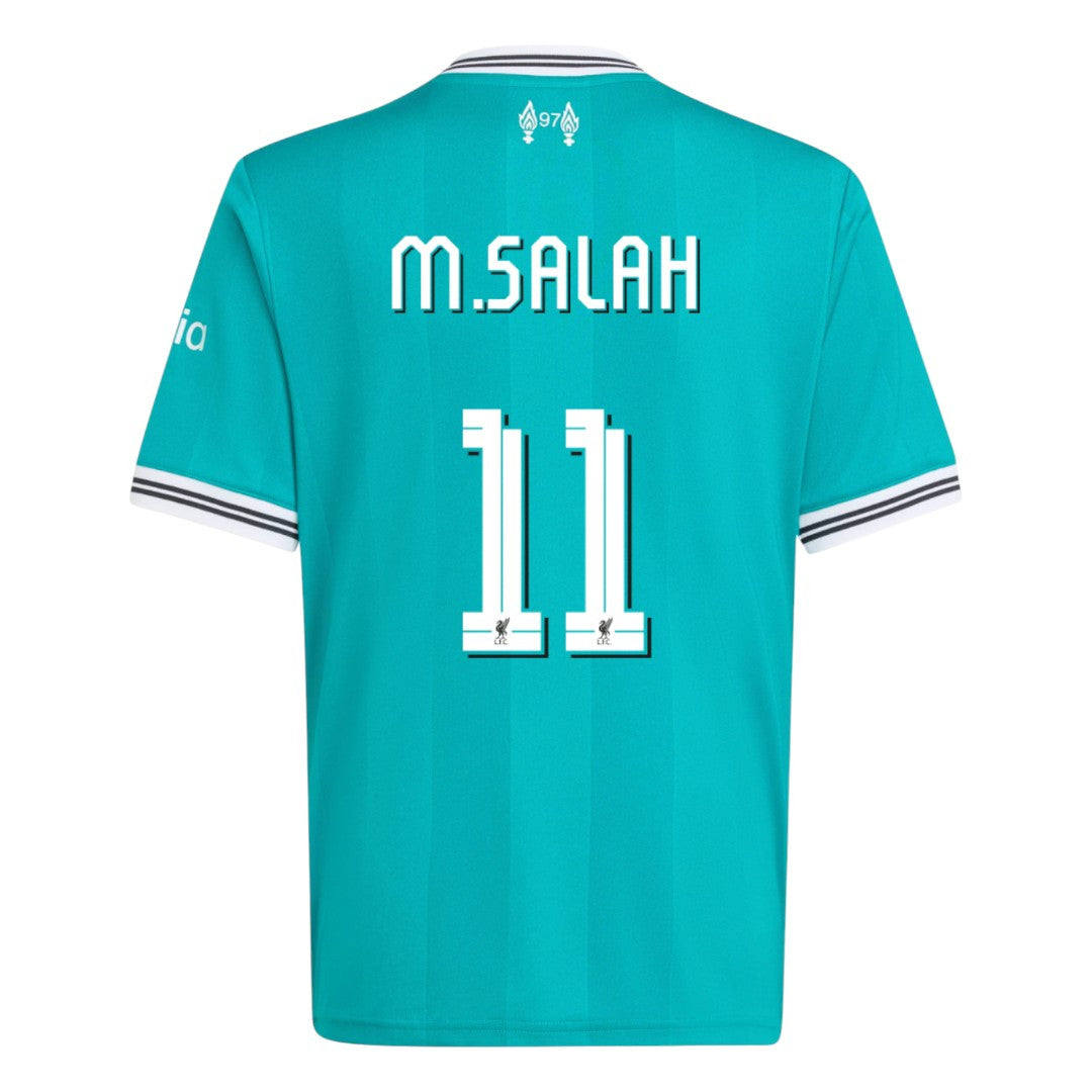 M.SALAH #11 Liverpool 25/26 Kid's Third Mini-Kit - Liverpool Font