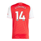 GYÖKERES #14 Arsenal 25/26 Stadium Men's Home Shirt - PL Font