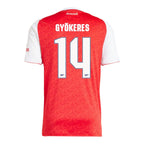 GYÖKERES #14 Arsenal 25/26 Stadium Men's Home Shirt - Arsenal Font