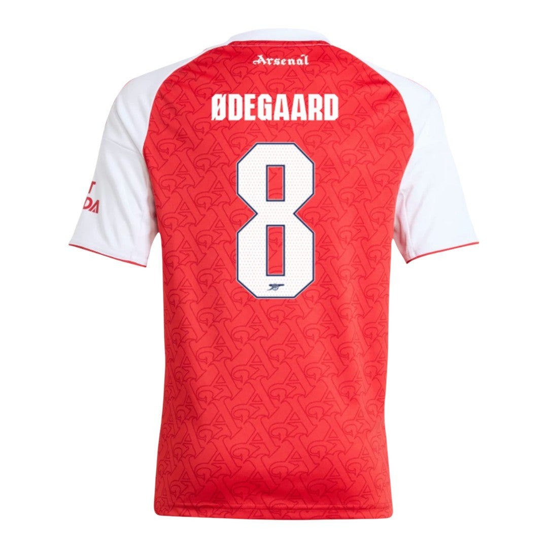 ØDEGAARD #8 Arsenal 25/26 Kid's Home Mini-Kit - Arsenal Font