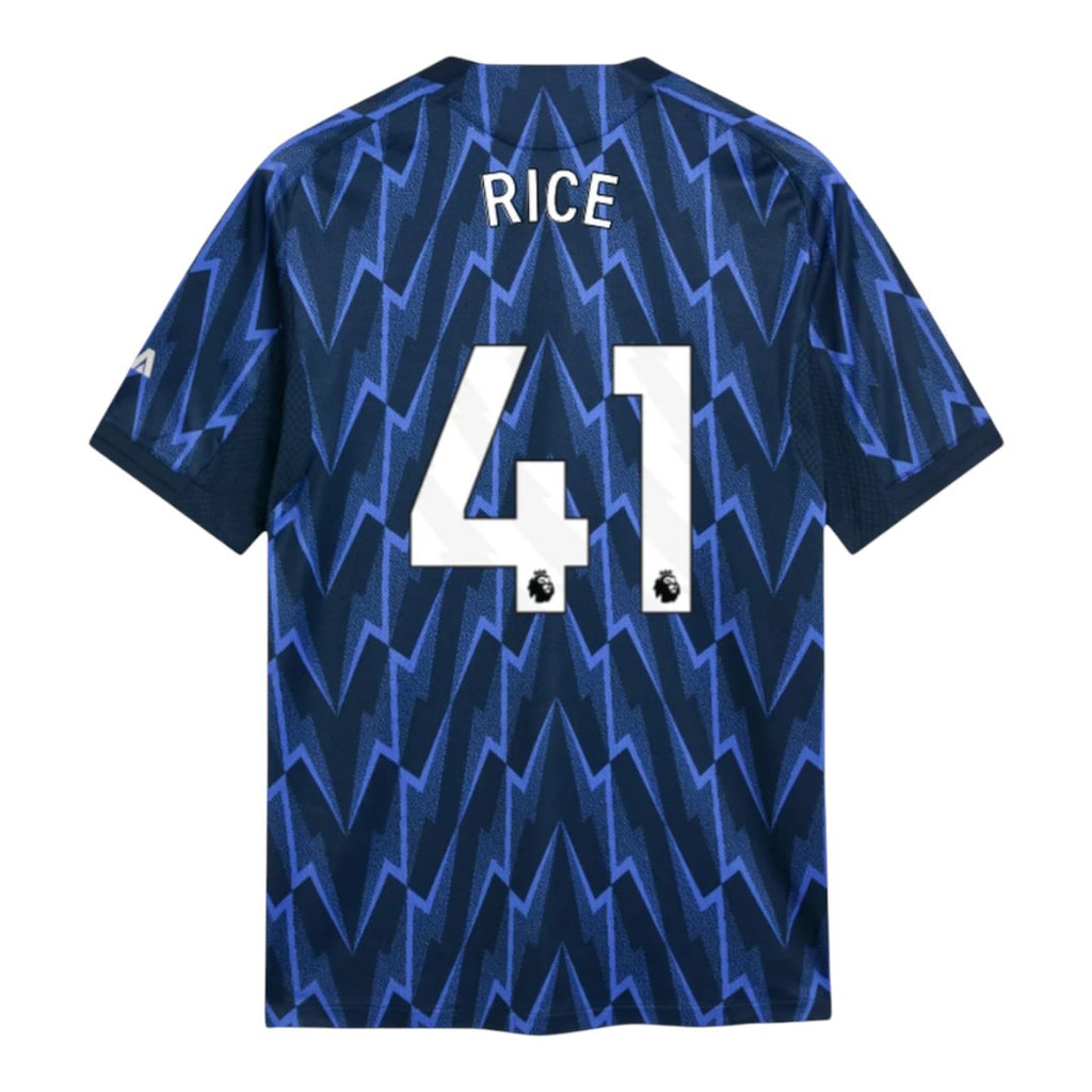 RICE #41 Arsenal 25/26 Authentic Men's Away Shirt - PL Font