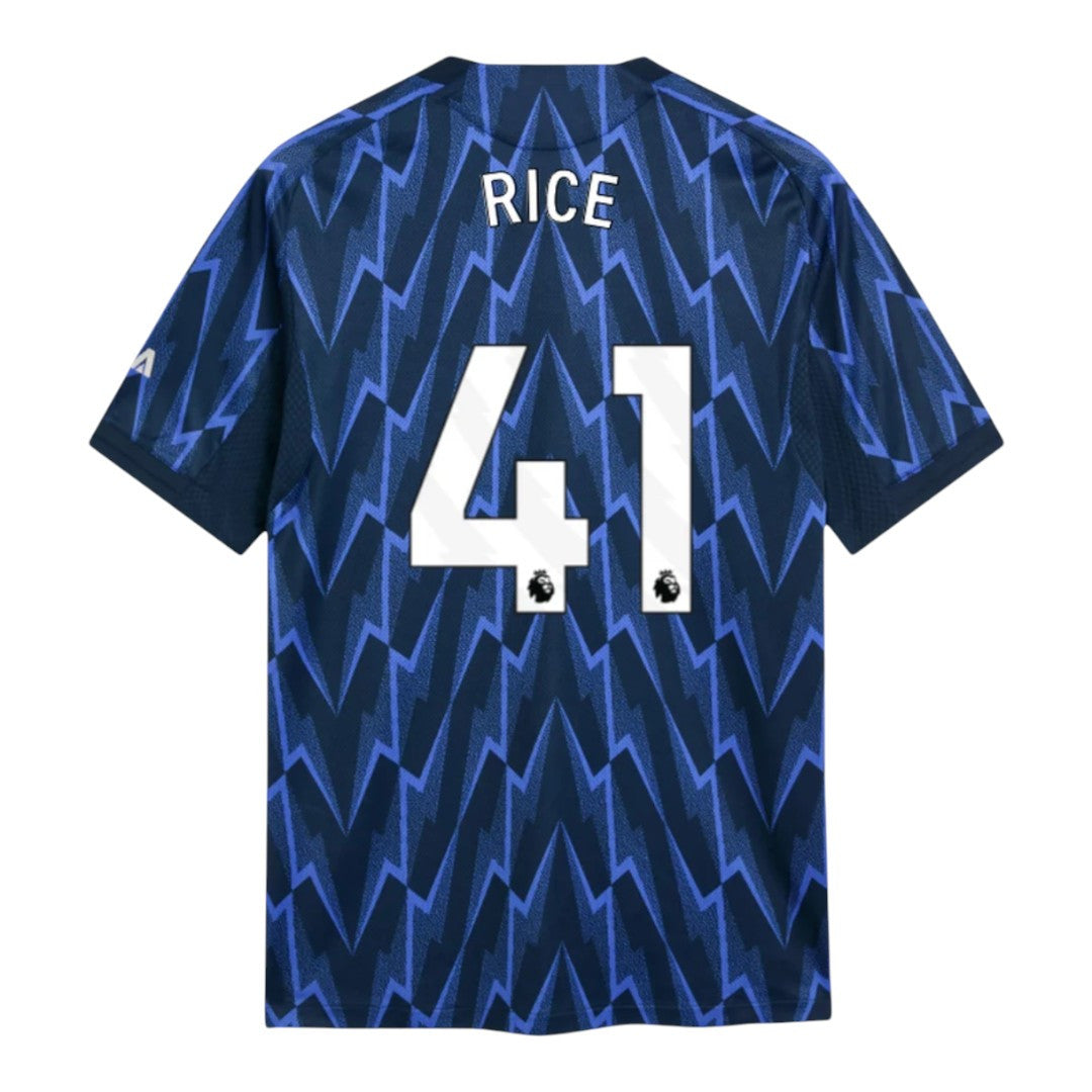 RICE #41 Arsenal 25/26 Authentic Men's Away Shirt - PL Font