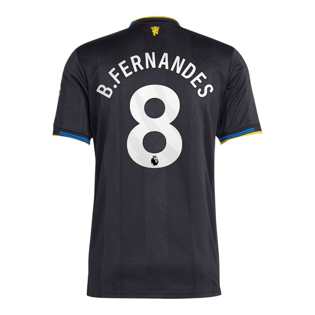 B.FERNANDES #8 Manchester United 25/26 Authentic Men's Third Shirt - PL Font