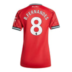 B.FERNANDES #8 Manchester United 25/26 Women's Home Shirt - PL Font