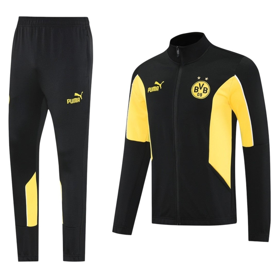 Borussia Dortmund 25/26 Men's Black Long Zip Jacket