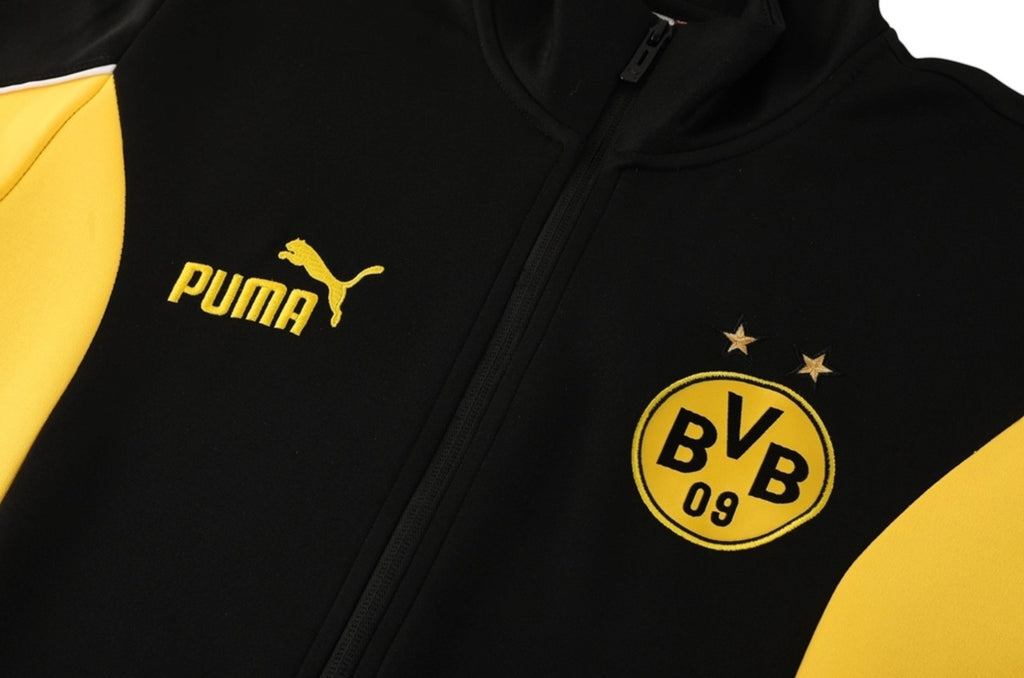 Borussia Dortmund 25/26 Men's Black Long Zip Jacket