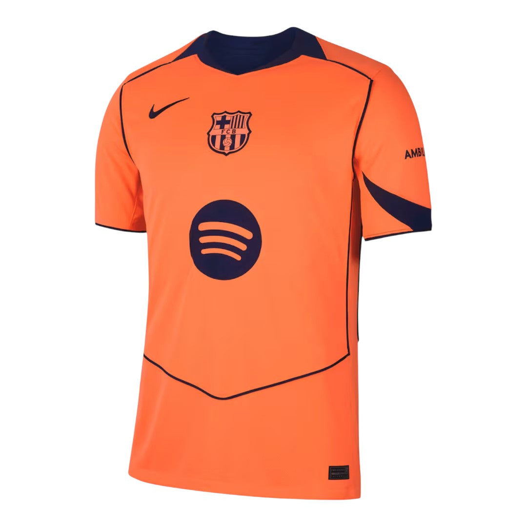 LAMINE YAMAL #10 Barcelona 25/26 Stadium Men's Third Shirt - La Liga Font
