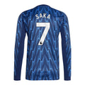 SAKA #7 Arsenal 25/26 Men's Away Long Sleeve Shirt - PL Font