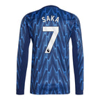 SAKA #7 Arsenal 25/26 Men's Away Long Sleeve Shirt - PL Font