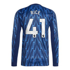 RICE #41 Arsenal 25/26 Men's Away Long Sleeve Shirt - PL Font