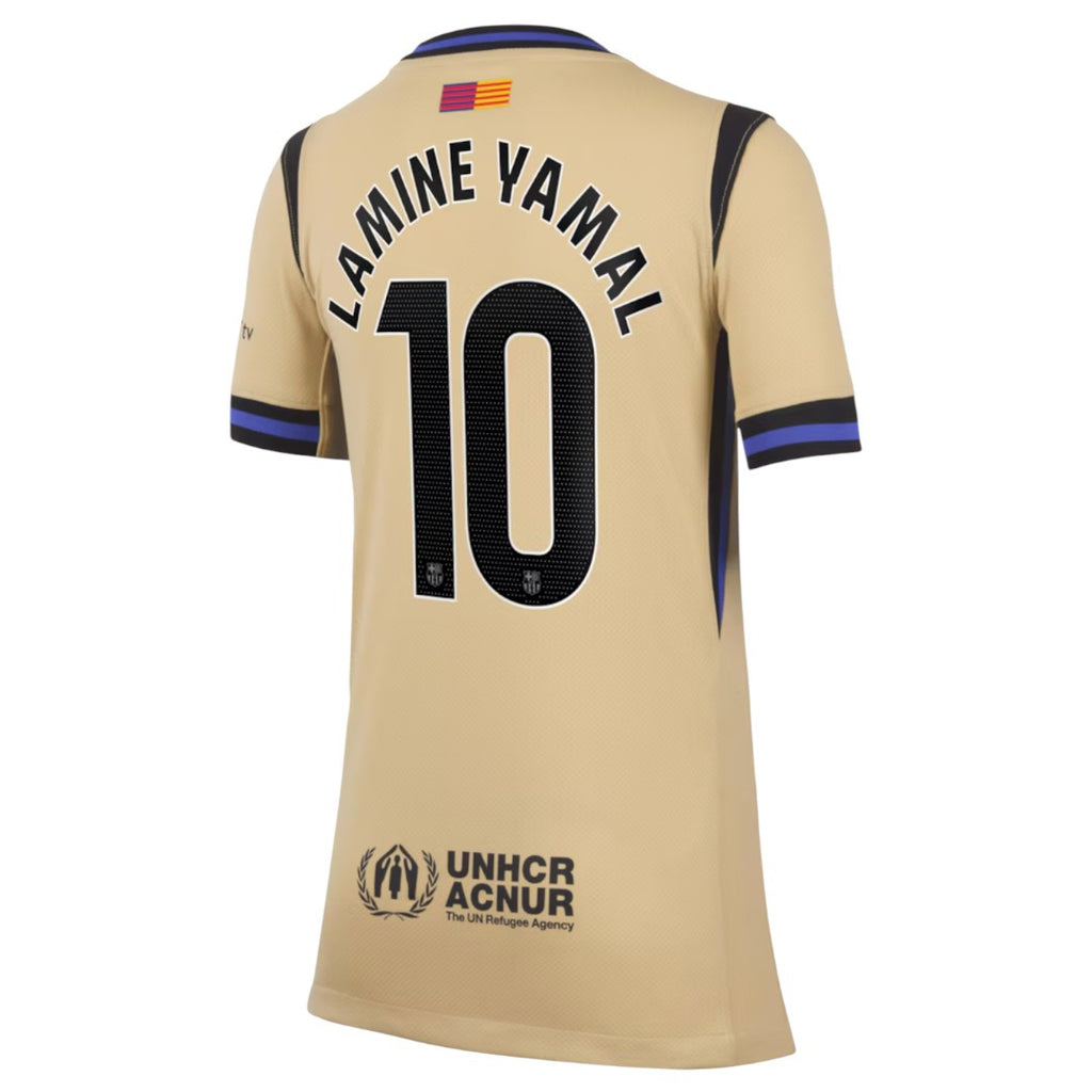 LAMINE YAMAL #10 Barcelona 25/26 Kid's Away Mini-Kit - La Liga Font