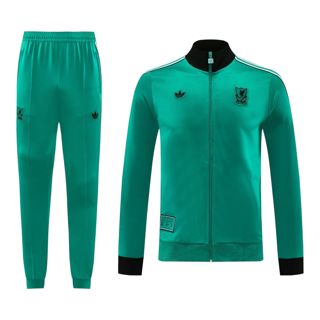 Liverpool 25/26 Men's Green Long Zip Jacket
