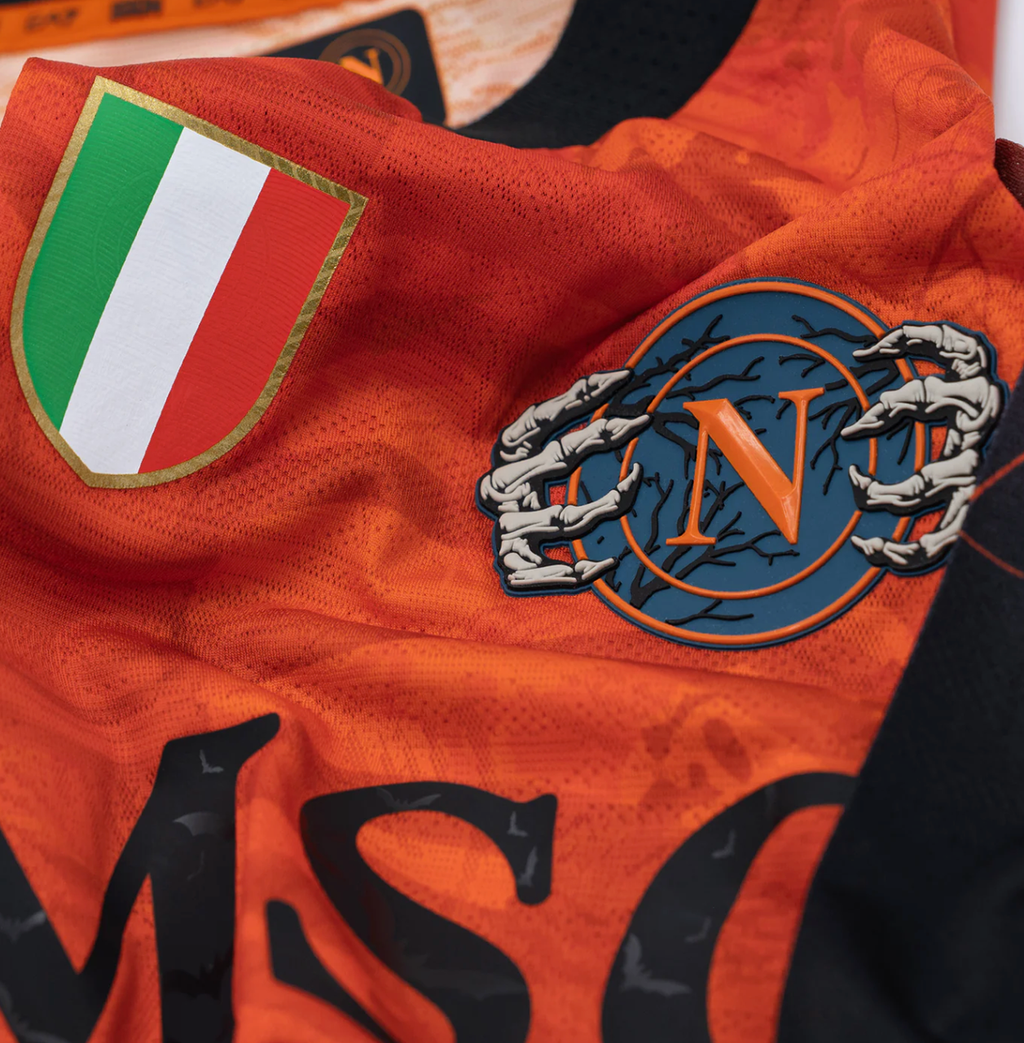 SSC Napoli 25/26 Stadium Men's Orange Halloween Shirt