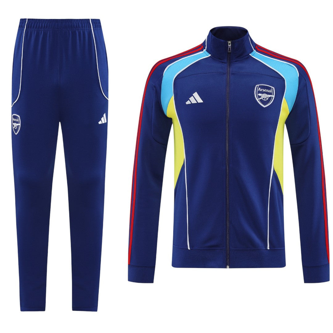 Arsenal 25/26 Men's Blue Long Zip Jacket