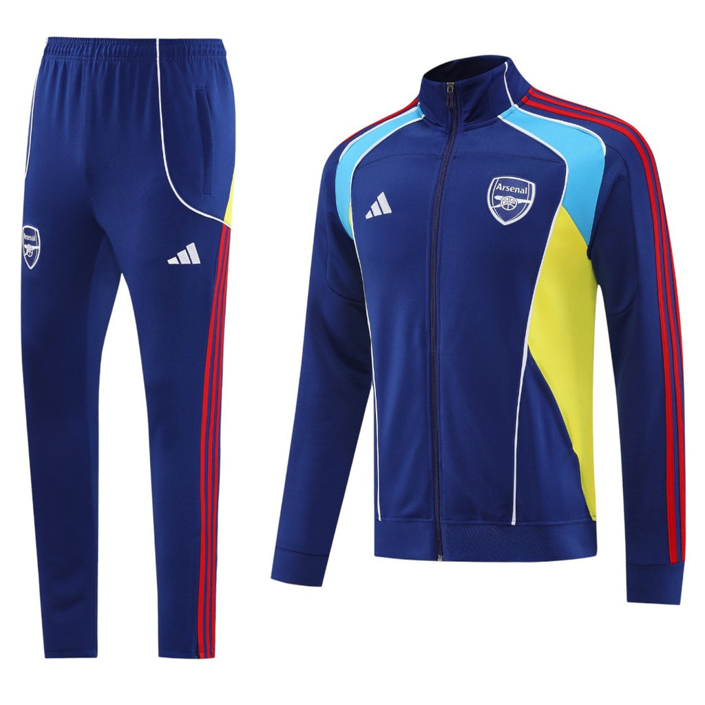 Arsenal 25/26 Men's Blue Long Zip Jacket