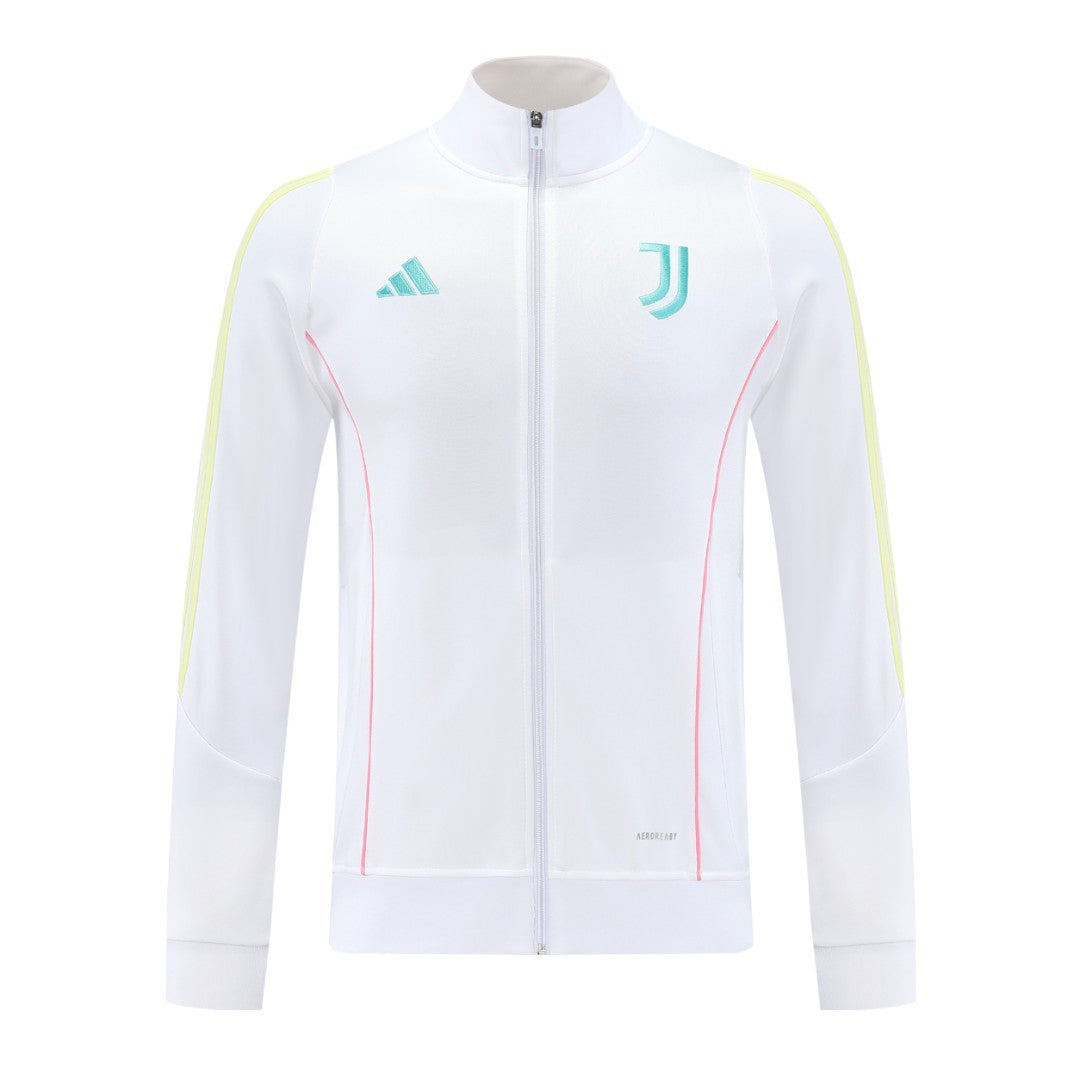 Juventus 25/26 Men's White Long Zip Jacket