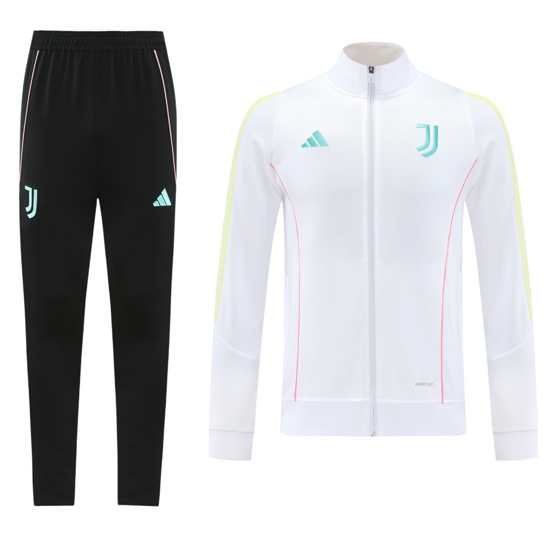 Juventus 25/26 Men's White Long Zip Jacket