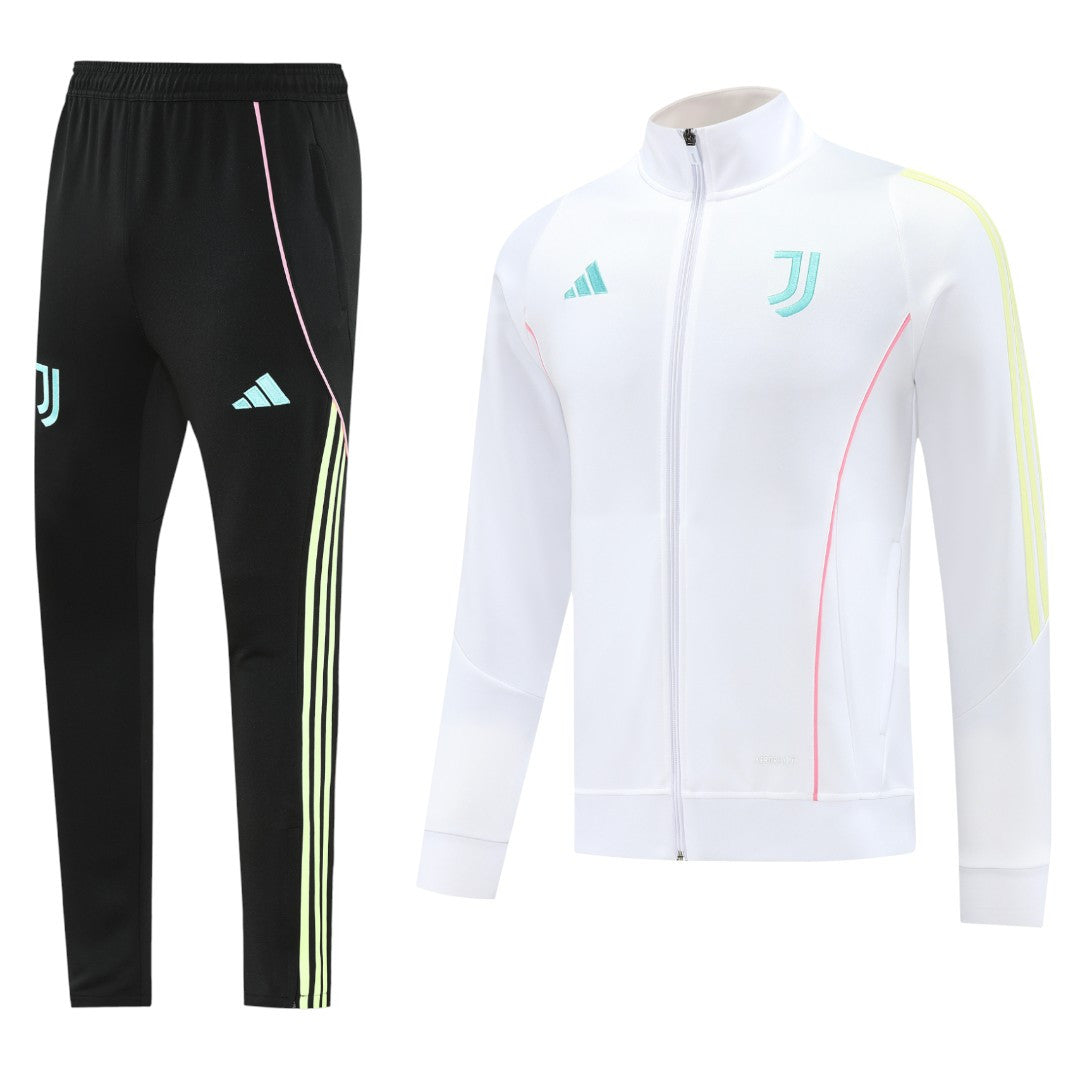 Juventus 25/26 Men's White Long Zip Jacket