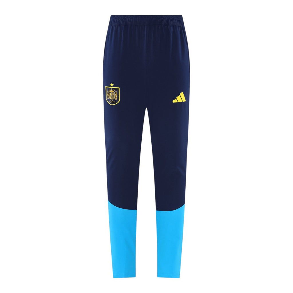Spain 2026 Men's Blue Long Zip Hoodie Tracksuit