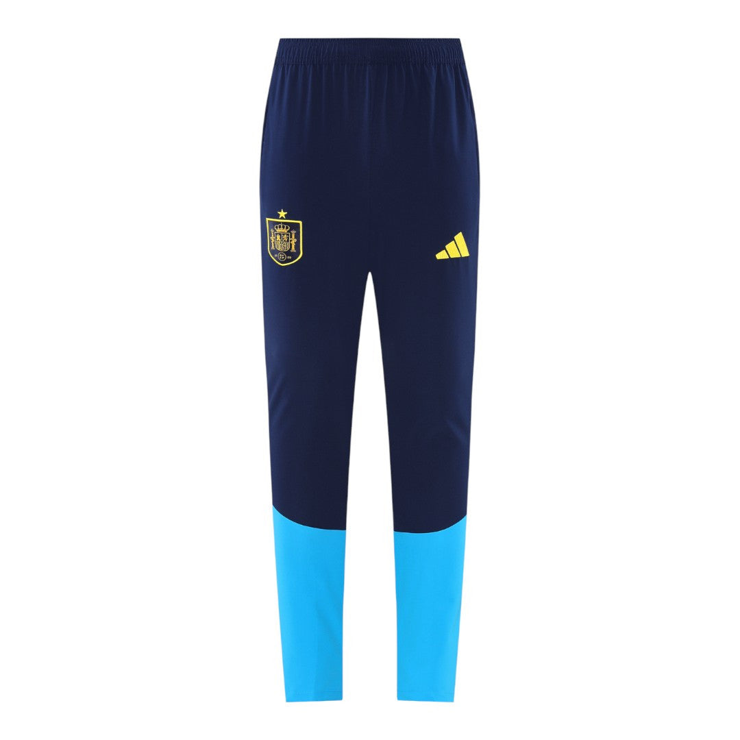 Spain 2026 Men's Blue Long Zip Hoodie Tracksuit