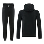 Chelsea 25/26 Men's Black Long Zip Hoodie Tracksuit