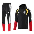 Germany 2026 Men's Black Long Zip Windbreaker