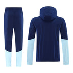 Argentina 2026 Men's Navy Long Zip Windbreaker