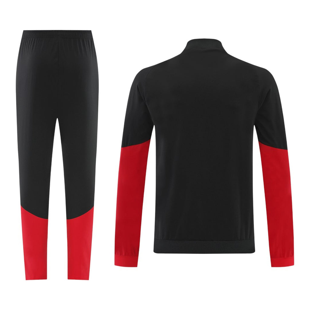 Germany 2026 Men's Black Long Zip Jacket