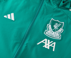Liverpool 25/26 Men's Green Long Zip Windbreaker