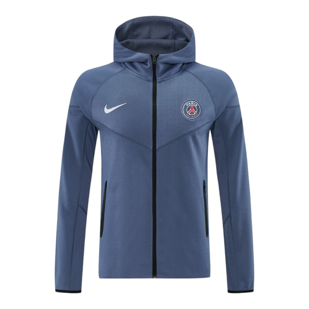 Paris Saint-Germain 25/26 Men's Slate Long Zip Hoodie