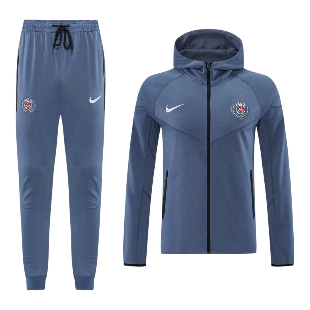 Paris Saint-Germain 25/26 Men's Slate Long Zip Hoodie