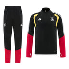 Germany 2026 Men's Black Short Zip Tracksuit