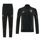Portugal 2026 Men's Black Long Zip Jacket