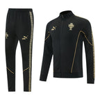 Portugal 2026 Men's Black Long Zip Jacket